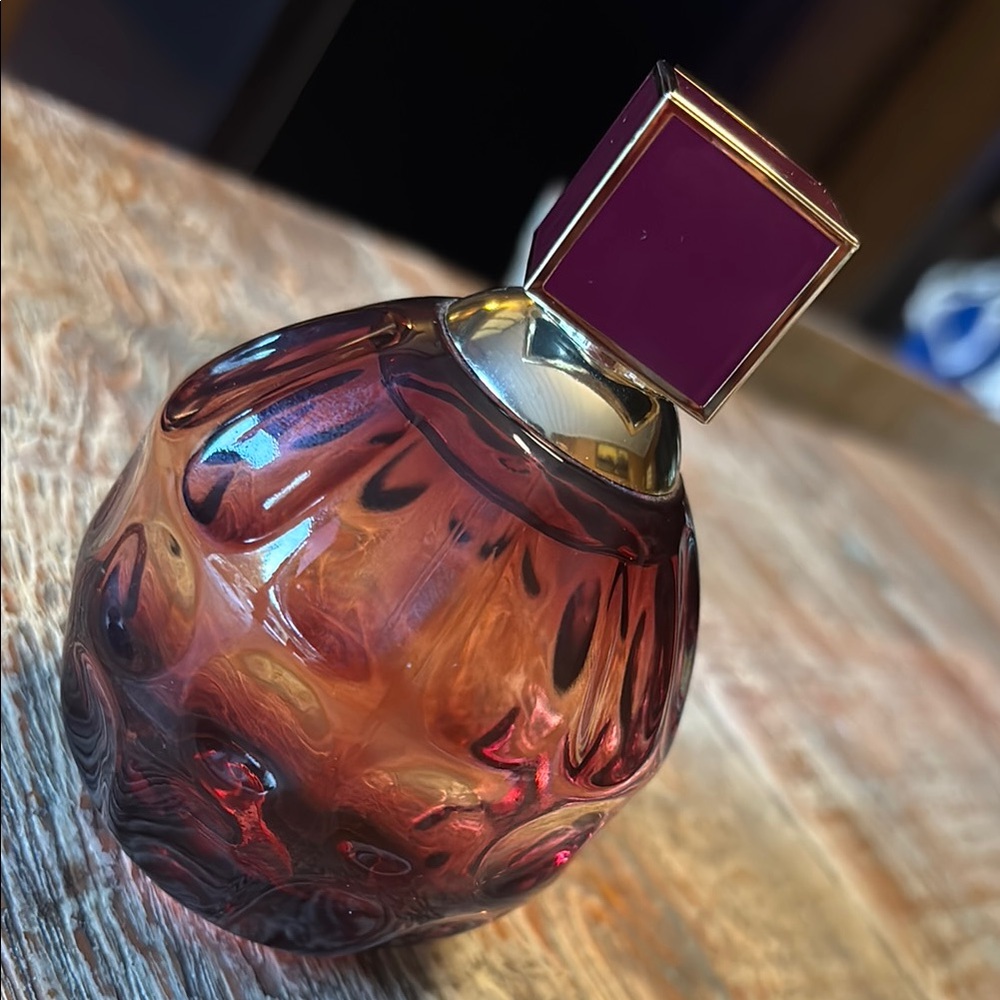 Elegant Purple and Gold Bottle